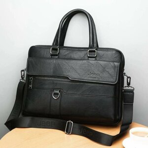 Мужская сумка-портфель JEEP BULUO Черный