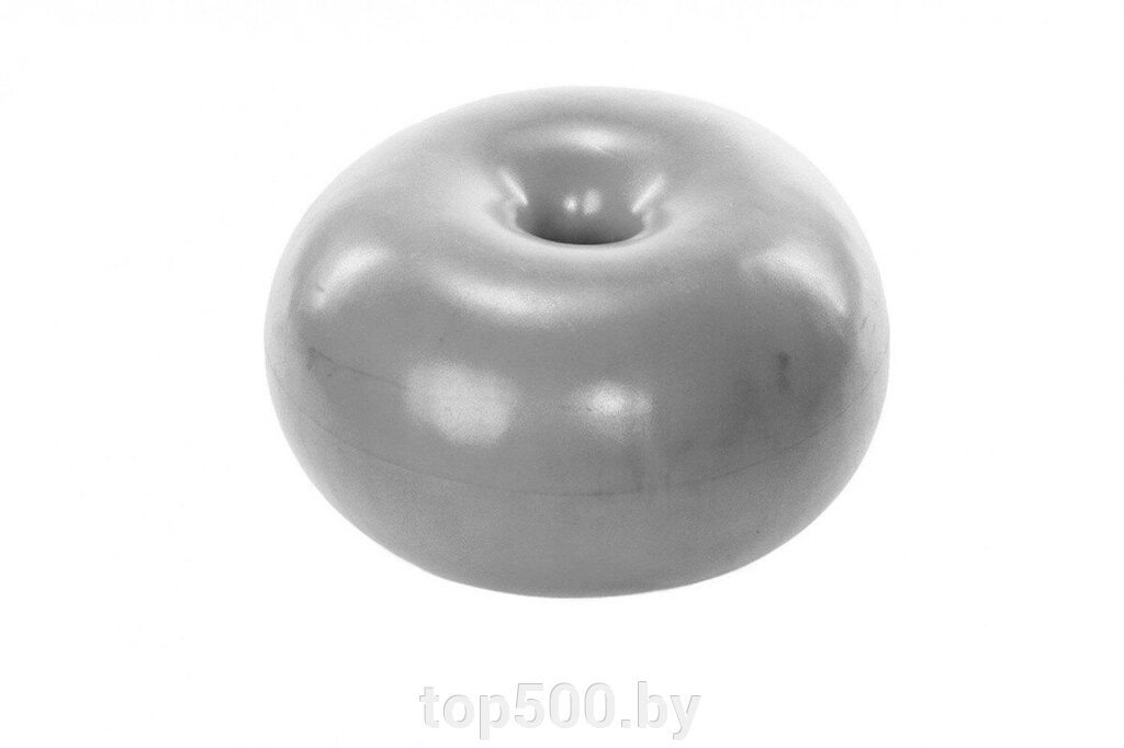 Мяч для фитнеса «ФИТБОЛ-ПОНЧИК» (Gym Ball Donut, grey) от компании TOP500 - фото 1