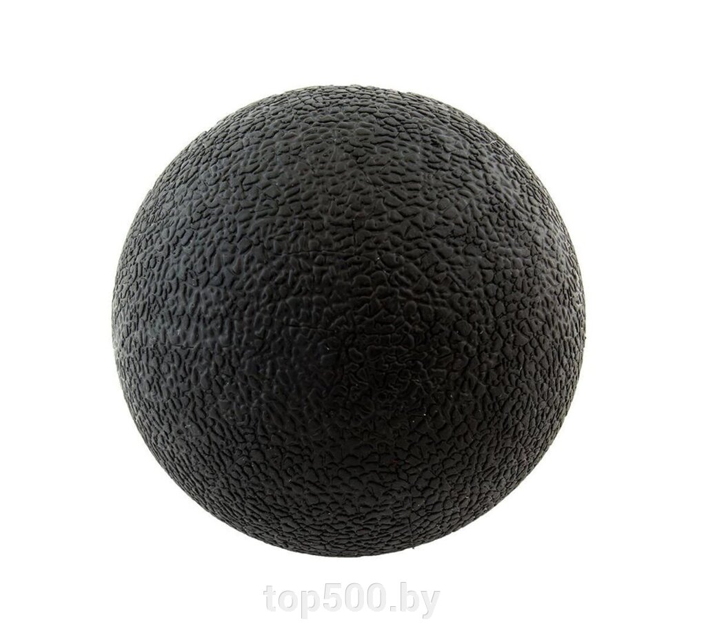Мяч массажный SiPL для восстановления мышц 6 см Черный от компании TOP500 - фото 1