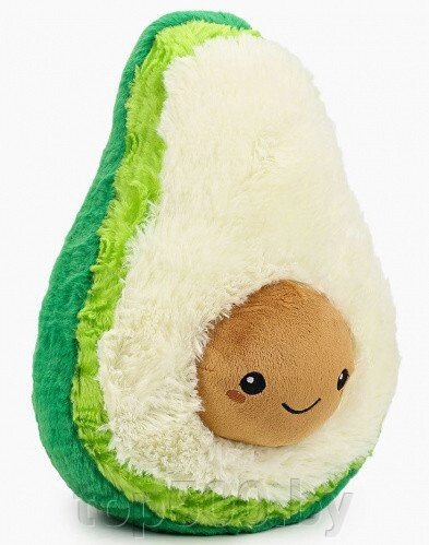 Мягкая игрушка авокадо 35 см от компании TOP500 - фото 1