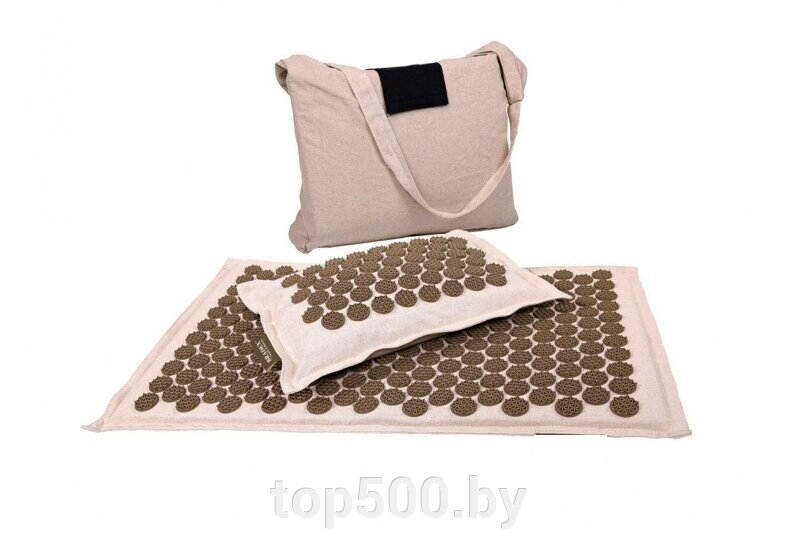 Набор акупунктурный «НИРВАНА» (подушка, коврик, сумка) от компании TOP500 - фото 1