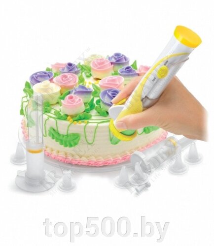 Набор для декорации торта с электрической ручкой «КОНДИТЕР ПЛЮС»
