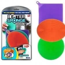 Набор силиконовых губок для уборки Better Sponge