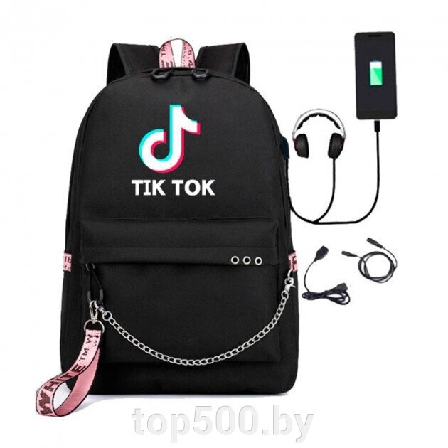 Набор Tik Tok черный от компании TOP500 - фото 1