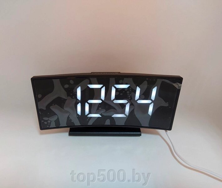 Настольные светодиодные часы DS-3621L белый от компании TOP500 - фото 1