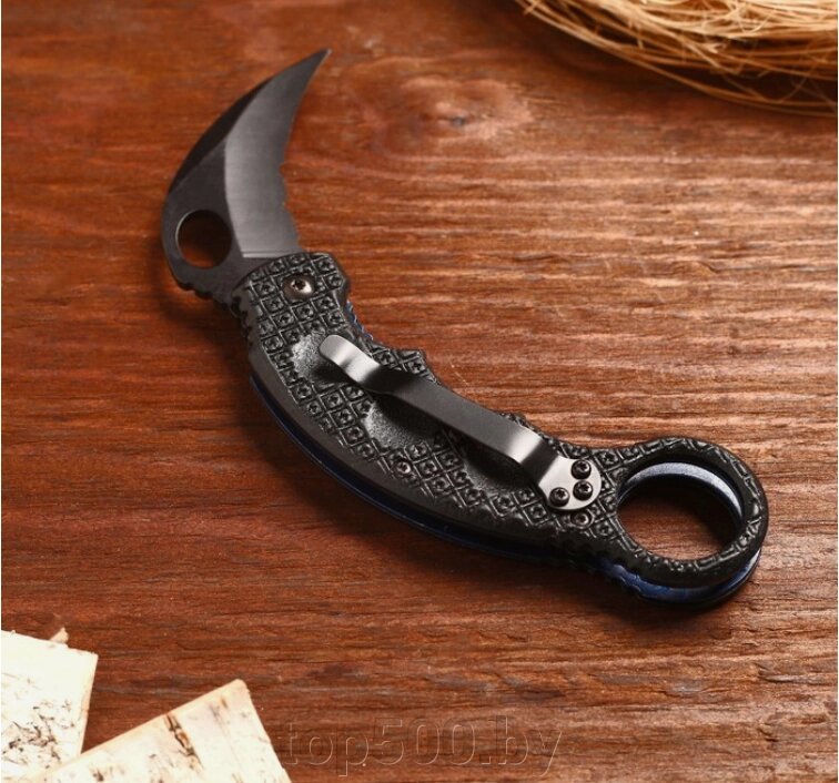 Нож - Керамбит черный (12 см) от компании TOP500 - фото 1