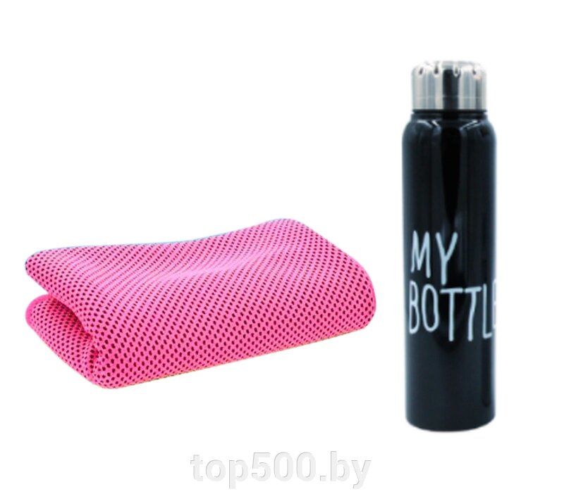 Охлаждающее полотенце Chill Mate Instant Cooling Towel + Термос My Bottle от компании TOP500 - фото 1