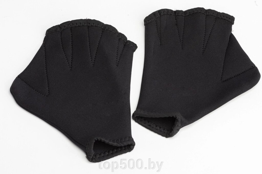 Перчатки для плавания с перепонками, размер L от компании TOP500 - фото 1