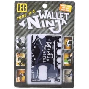 Мультитул wallet Ninja 18 в 1