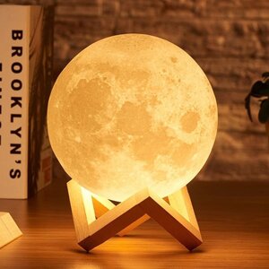 Ночник-светильник Луна (диаметр 15 см) без пульта