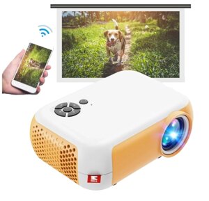 Мультимедийный портативный светодиодный LED проектор Mini Projector A10 FULL HD 1080p (HDMI, USB, пульт ДУ)