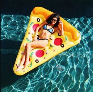 Надувной матрас для плавания, "Пицца",171х99х21см
