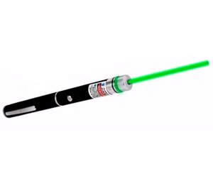 Лазерная указка Green Laser Pointer с 5 насадками
