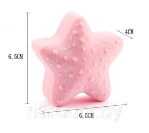 Бархатная коробочка "Морская звезда" (6,5 на 6,5 см) Розовый