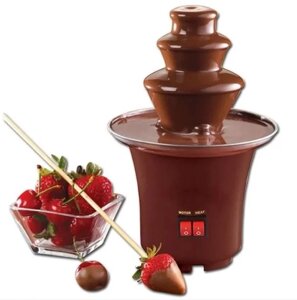 Шоколадный фонтан фондю Chocolate Fondue Fountain Mini