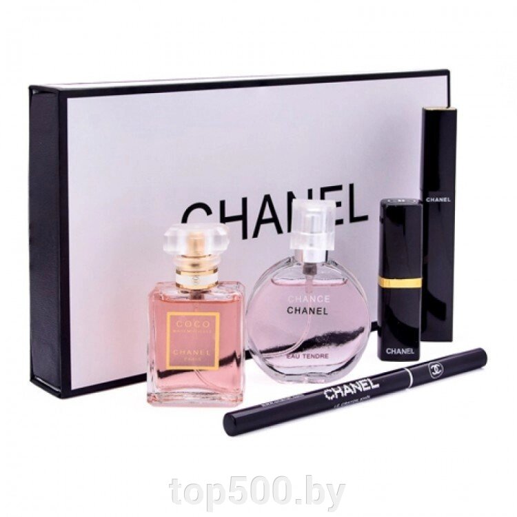 Подарочный набор Chanel 5 в 1 от компании TOP500 - фото 1