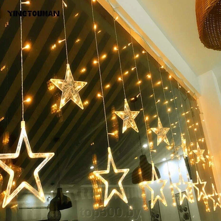 Подвесные светодиодные звезды 3 метра от компании TOP500 - фото 1