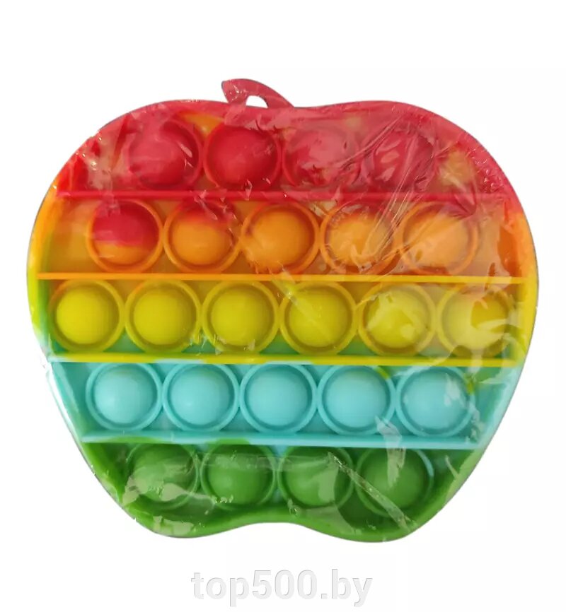 Поп ит (Pop it) разноцветное Яблоко от компании TOP500 - фото 1