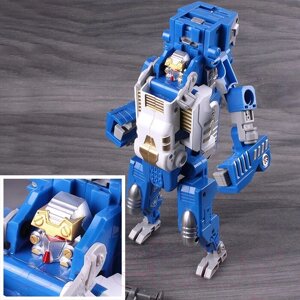 Робот-бластер с мягкими пулями синий