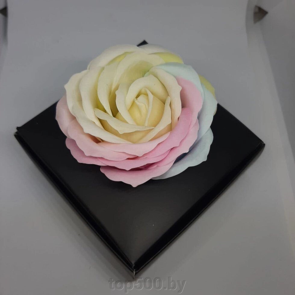 Роза из мыла оригинальная в подарочной коробке от компании TOP500 - фото 1