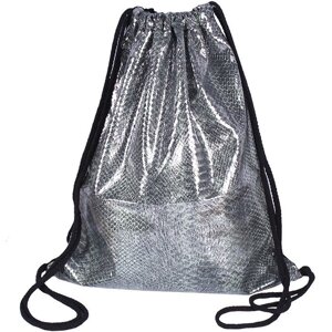 Стильный рюкзак (30 см 42 см) серебро