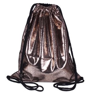 Стильный рюкзак (30 см 42 см) бронза