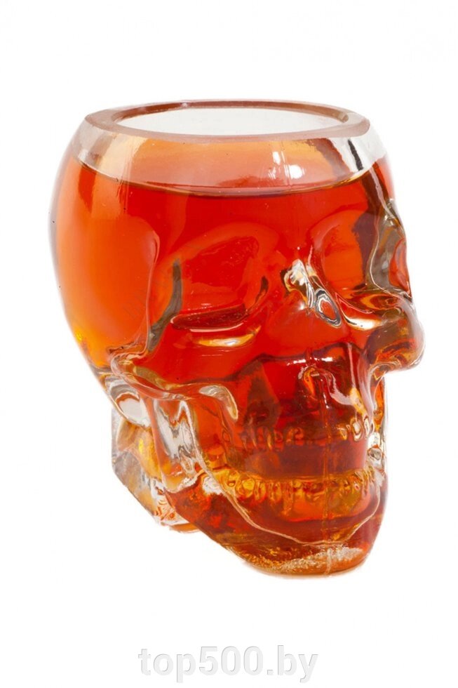 Стопка «БЕДНЫЙ ЙОРИК» Glass Skull от компании TOP500 - фото 1