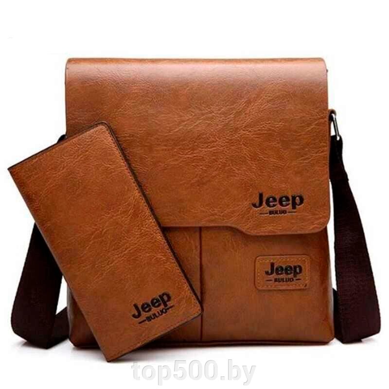 Сумка мужская Jeep Buluo + кошелек в подарок от компании TOP500 - фото 1