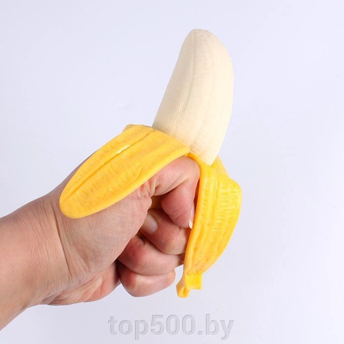 Сувенир-антистрессовый "Банан". Игрушка от компании TOP500 - фото 1