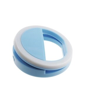 Светодиодное кольцо для селфи Голубой