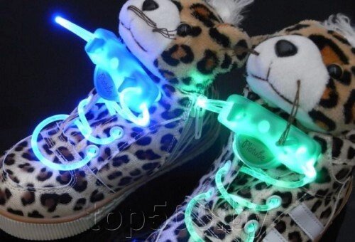 Светящиеся неоновые  шнурки Platube Laces от компании TOP500 - фото 1