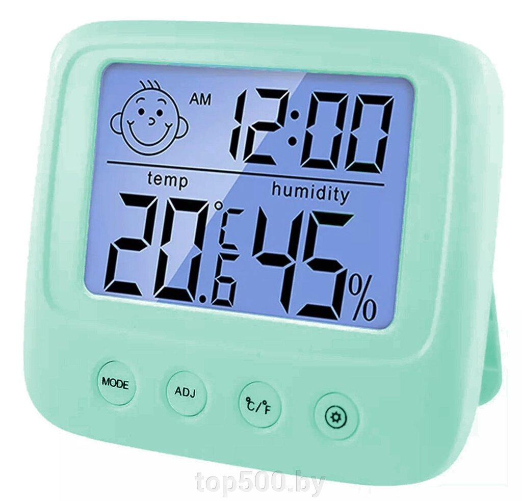 Термометр гигрометр комнатный мятный SiPL от компании TOP500 - фото 1