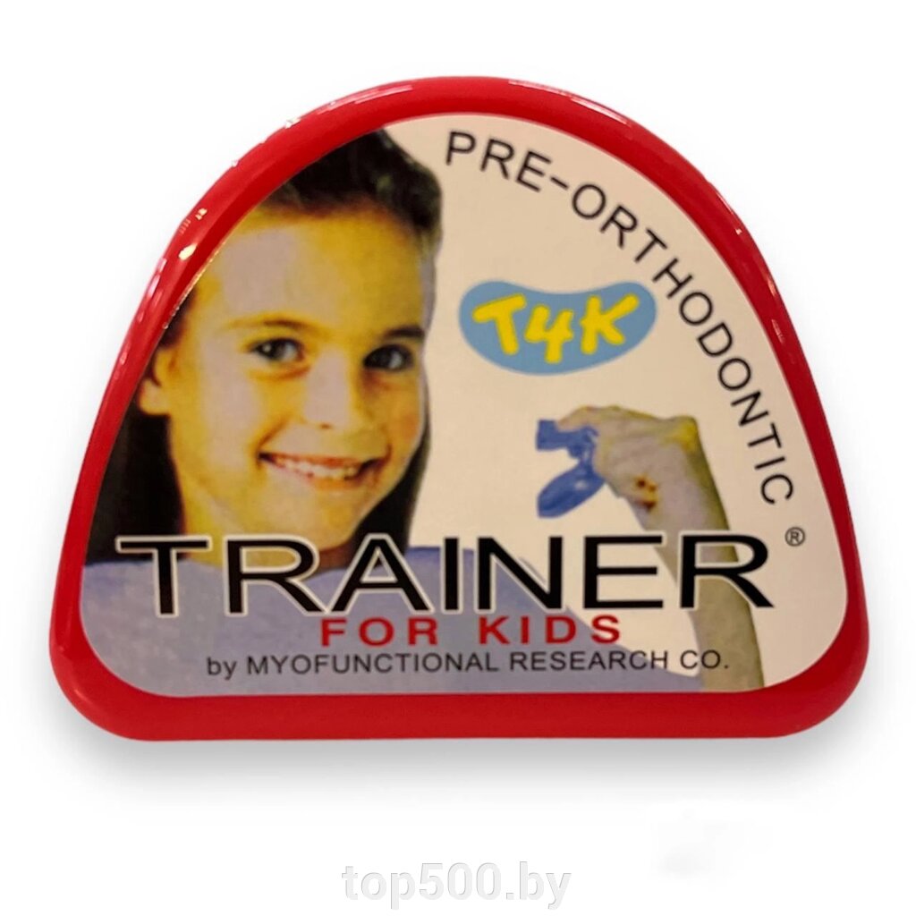Трейнер Т4К для зубов детский (жесткий красный) от компании TOP500 - фото 1