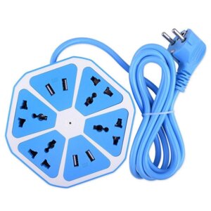 Универсальный разъем питания 4 USB Hexagon Socket