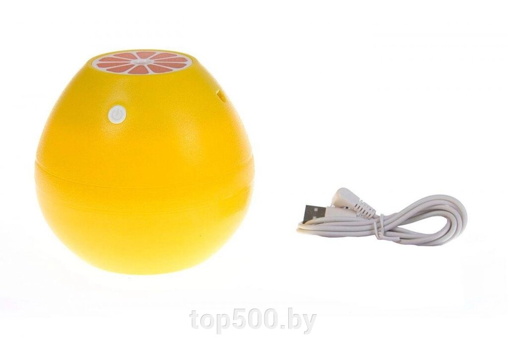 Увлажнитель воздуха ультразвуковой настольный «Грейпфрут», желтый от компании TOP500 - фото 1