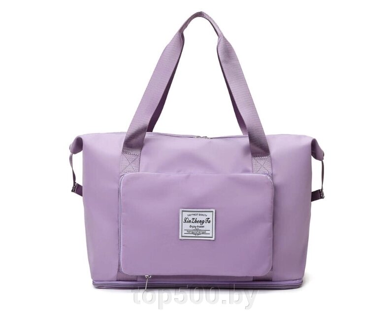 Водонепроницаемая складная сумка 3 в 1 (трансформер) Фиолетовый от компании TOP500 - фото 1