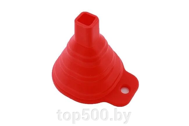 Воронка складная силиконовая SiPL красная от компании TOP500 - фото 1