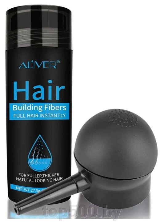 Загуститель для волос Aliver Hair Fibers ( Мedium Brown) от компании TOP500 - фото 1