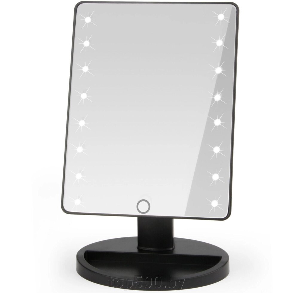 Зеркало для макияжа с подсветкой c usb подключением Черный от компании TOP500 - фото 1