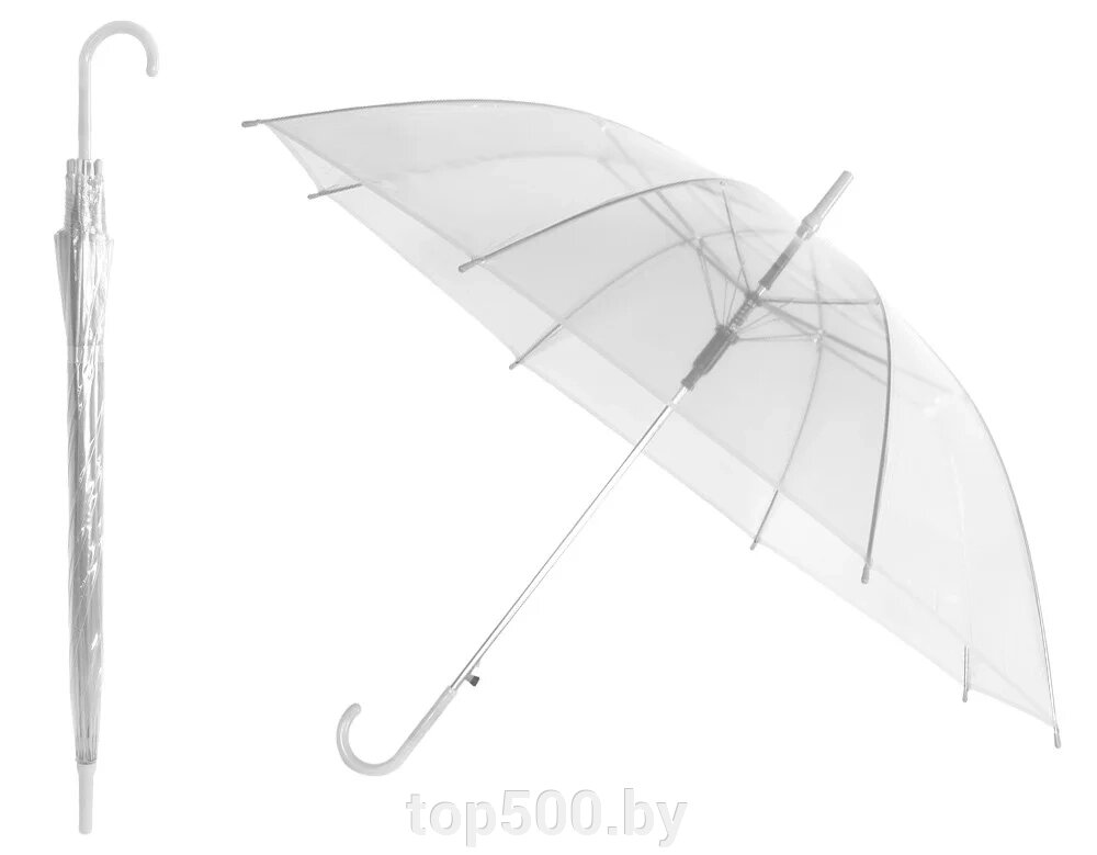 Зонт прозрачный SiPL белый от компании TOP500 - фото 1