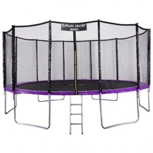 Батут Atlas Sport 490 см (16ft) Basic PURPLE