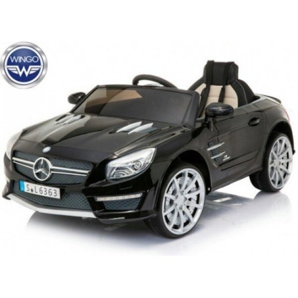 Детский электромобиль WINGO MERCEDES SL63 LUX (Лицензионная модель) Черный от компании 7store - Ваш интернет-магазин - фото 1