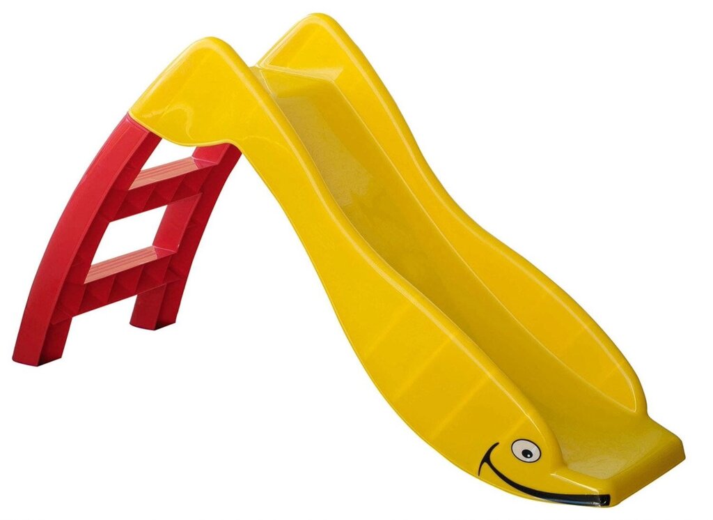 Горка "Дельфин" 307 жёлтый/красный от компании 7store - Ваш интернет-магазин - фото 1