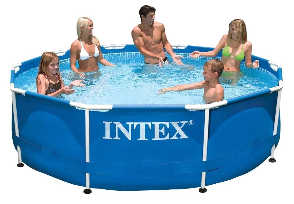 Каркасный бассейн с комплектом 305х76 см, Metal Frame, Intex 28202/56999 от компании 7store - Ваш интернет-магазин - фото 1