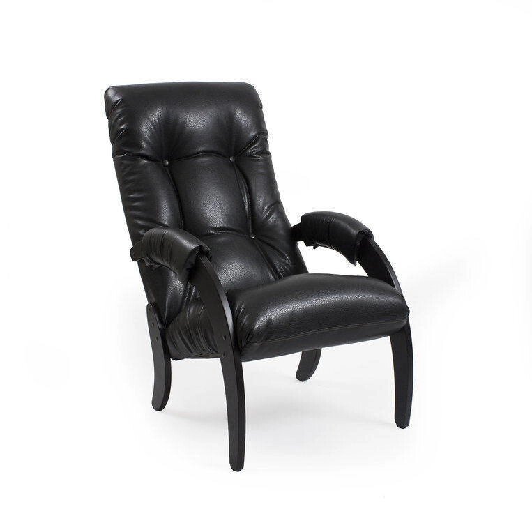 Кресло для отдыха Комфорт Модель 61 венге/ Vegas Lite Black от компании 7store - Ваш интернет-магазин - фото 1