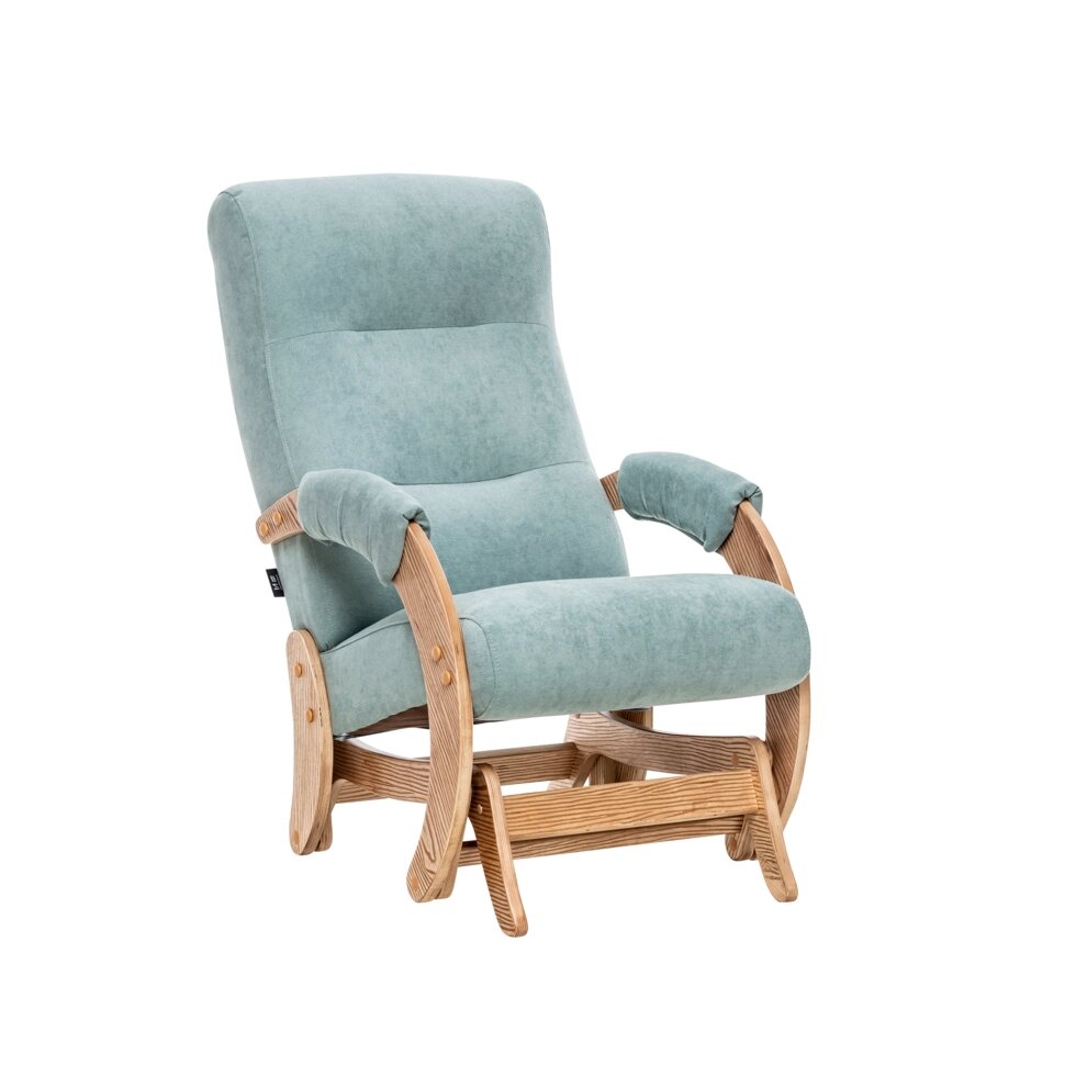 Кресло-глайдер Фрейм дуб, ткань Soro 34 от компании 7store - Ваш интернет-магазин - фото 1