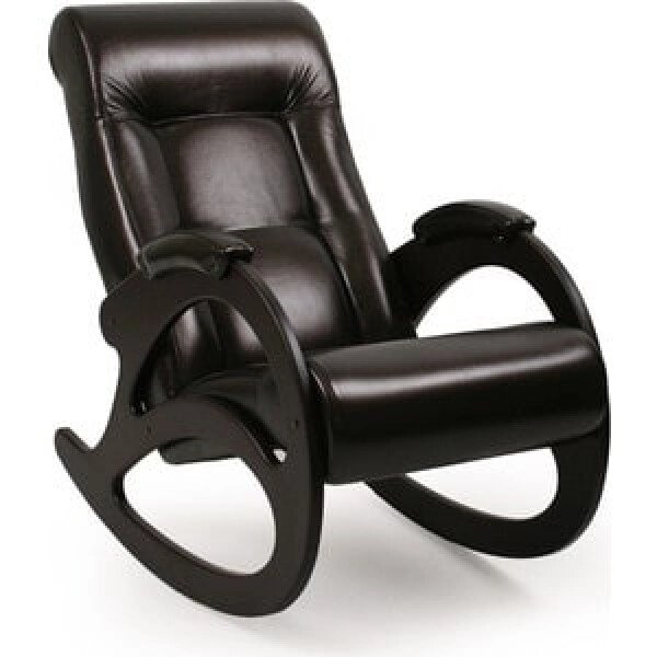 Кресло-качалка Импэкс Модель 4 б/л венге, обивка Oregon perlamytr 120 от компании 7store - Ваш интернет-магазин - фото 1
