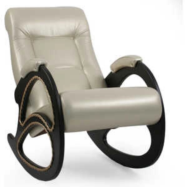 Кресло-качалка Импэкс Модель 4 каркас венге с лозой, обивка Орегон перламутр 106 от компании 7store - Ваш интернет-магазин - фото 1