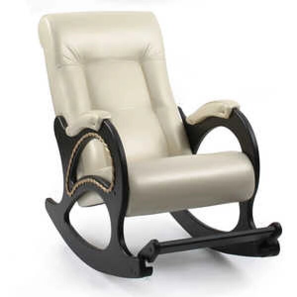 Кресло-качалка Импэкс Модель 44 каркас венге с лозой, обивка Орегон перламутр 106 от компании 7store - Ваш интернет-магазин - фото 1