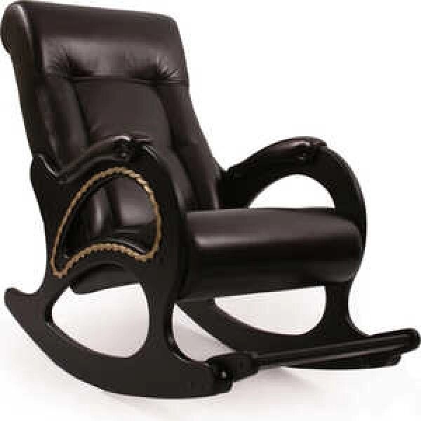 Кресло-качалка Импэкс Модель 44 каркас венге с лозой, обивка Орегон перламутр 120 от компании 7store - Ваш интернет-магазин - фото 1